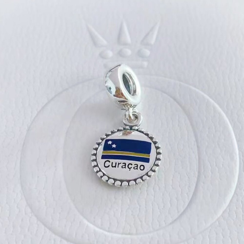 Pandora Curacao Flag Charm